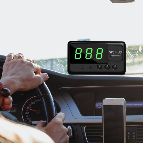 Velocímetro Gps Digital Universal Hud Para Coche Con Control