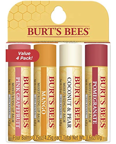 Burt's Bees - Balsamo Labial, Protector Labial Hidratante