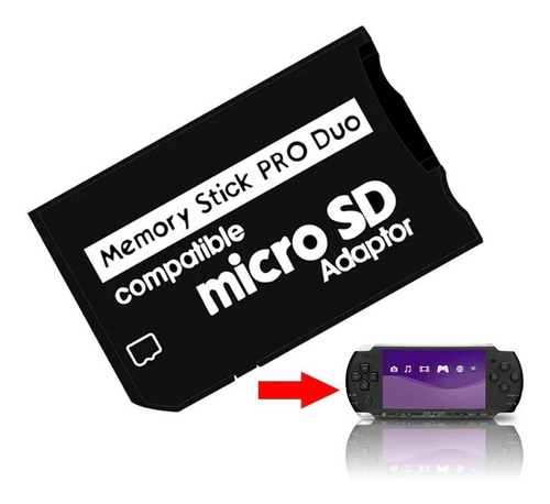Adaptador Memorystick A Micro Sd, Para Psp O Camara