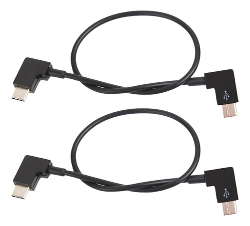 2 Paquetes Cable Corto De 30 Cm Usb Tipo C A Tipo C, Ángulo