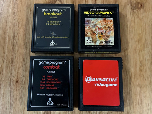 Vendo O Permuto - Lote De 4 Juegos De Atari 2600