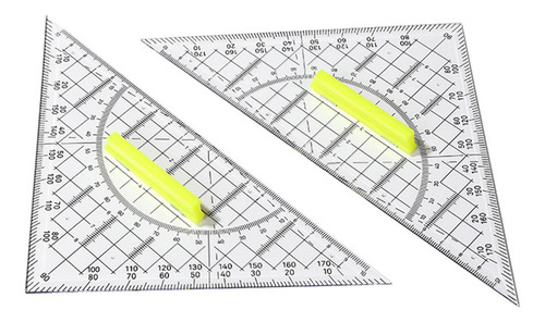 Dibujo Triángulo Regla Juego De Reglas De Dibujo De Geometrí