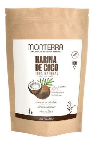 Harina Coco Natural Monterra