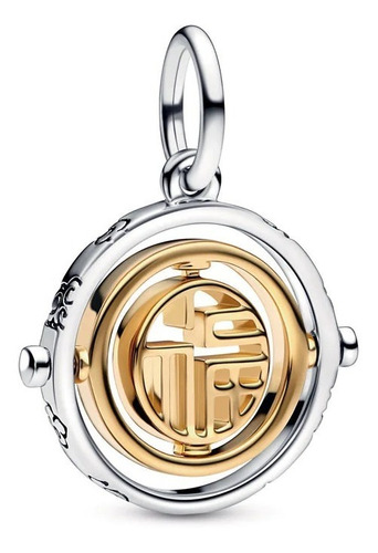 Dije Charm Pandora Moneda China De La Suerte Giratorio 