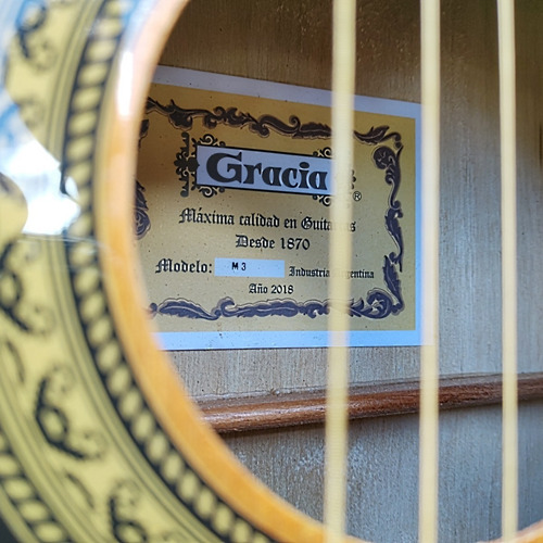 Imagen 3 de 10 de Guitarra Clásica Gracia Modelo M3