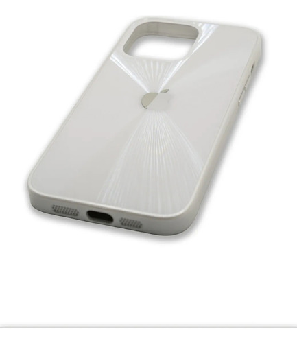Funda Iphone 16 Plus Compatible Magsafe Acabado De Cristal Blanco Iphone 16 Plus