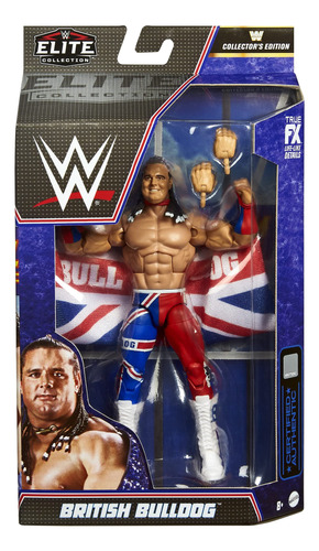 British Bulldog - Figura De Accin De Lucha Libre De Juguete