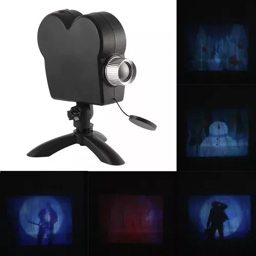 Mini Projetor De Home Theater Com Janela Para Halloween