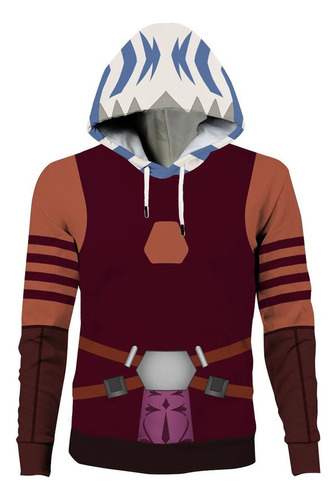 Star Wars El Clon Wars Ahsoka Tano Cosplay Sudadera