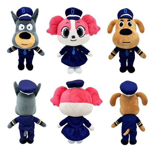 Sheriff Labrador Conejo Sheriff Peluche Muñeca 3pcs )