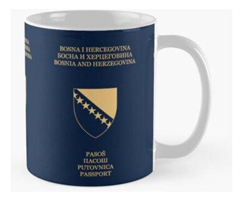 Taza Bosnia Y Herzegovina Pasaporte Versión 2009 Calidad Pre