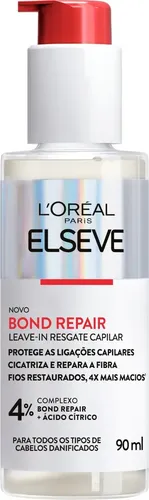 Leave-in Resgate Capilar com Ácido Cítrico, Glicina e Pantenol Elseve Bond Repair L'Oréal Paris 90ml
