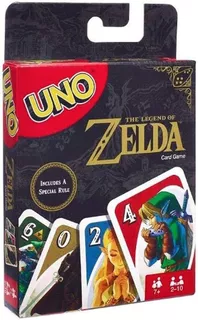 Zelda Uno Card Game Special Legend Rule Edição Exclusiva
