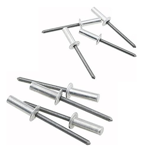 Ispinner 50 Remaches Ciegos De Aluminio De Extremo Cerrado C