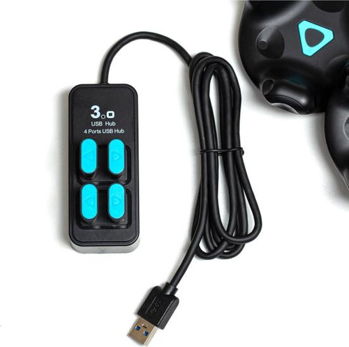 Hub Usb De 4 Puertos Para Dongles Usb Vive Tracker, Adaptado
