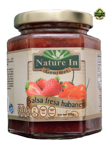 Salsa De Fresa Con Habanero 305g Nature In Gourmet