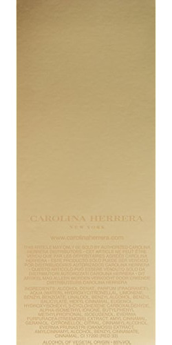 Carolina Herrera Por Carolina Herrera Para Mujer 3.4 Oz Eau 