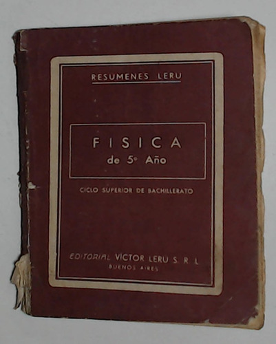 Fisica De 5ª Año  - Aa.vv