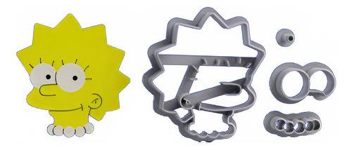 Cortador Pasta Americana Simpsons Lisa Modular 5 Cm