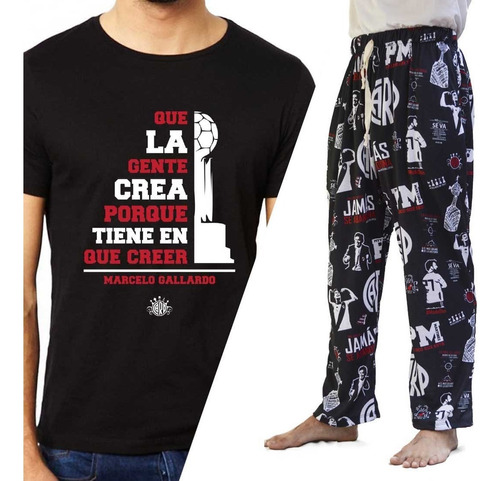 Conjunto Pijama River Remera Pantalón Calidad Premium 8