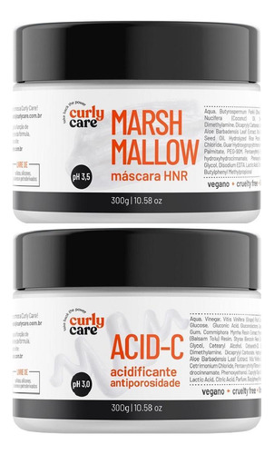 Kit Marshmallow E Acid-c Curly Care 2x300g