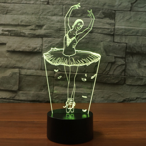 Lámpara Óptica Led De Baile Con Luz Nocturna D, Mesita De No