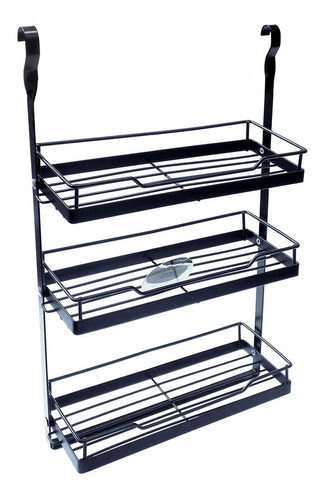 Soporte Organizador Aéreo Colgante Cocina Tres Niveles Acero