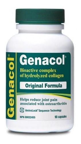 Colágeno Hidrolizado Genacol 90 Caps