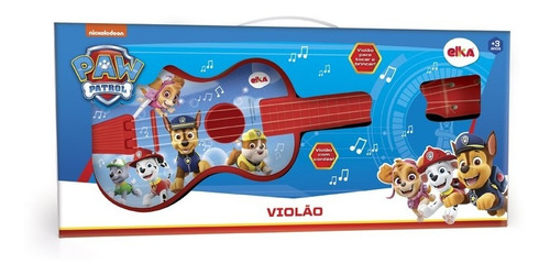 Violão Violãozinho Infantil Patrulha Canina - C/ 52cm- Elka