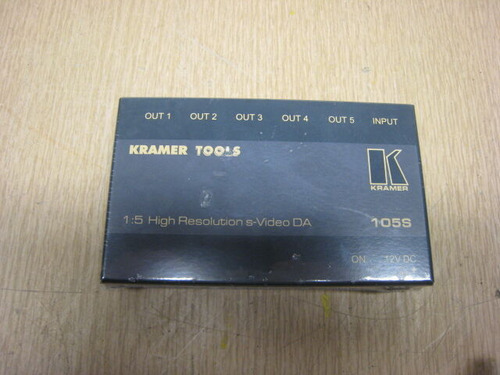 New Kramer 105s S Video Distribution Amplifier Free Ship Ggq