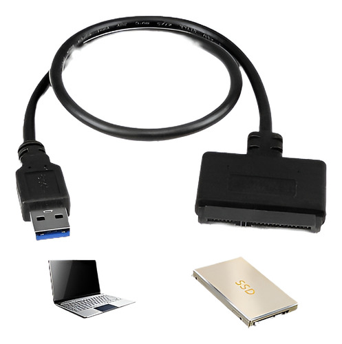 Usb 3,0 A 2,5  Sata Cable Hdd Ssd Disco Duro Adaptador Cable