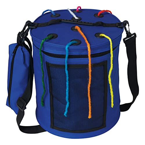 Bolsa De Lana Creativity Street, Azul, 10-1/2 De Alto X 12 D