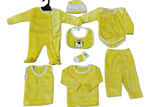 Conjunto De Bienvenida Para Bebé Kit 8 Prendas + Regalo!