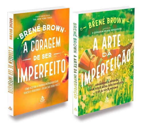 Kit 2 Livros Brené Brown A Coragem + A Arte Da Imperfeição, De : Brené Brown. Série Não Aplica, Vol. Não Aplica. Editora Sextante, Capa Mole, Edição Não Aplica Em Português, 2022
