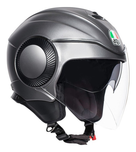 Casco Agv Orbyt Solid Color Gris Mate