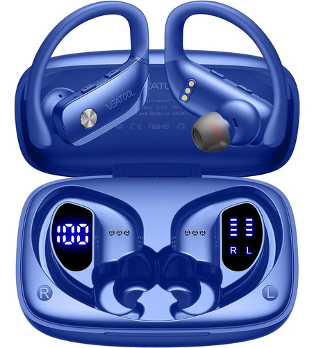 Auriculares Earbuds Inalambricos Para Deportes, Azul T16