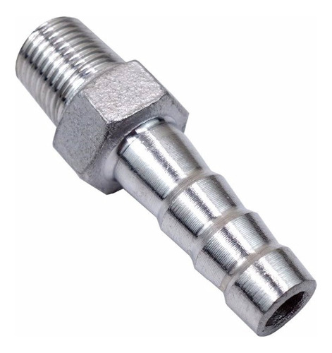 Conector Espiga 3/8'' Rosca Macho 1/4'' Acero Inoxidable