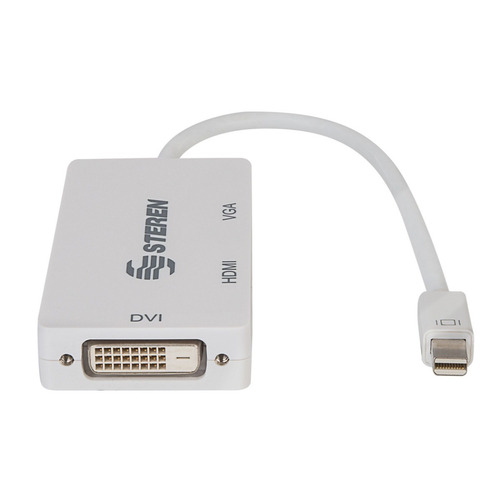 Imagen 3 de 7 de Adaptador Mini Displayport Thunderbolt A Vga Hdmi Dvi Steren