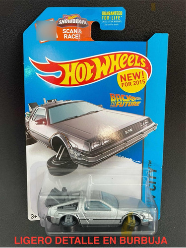 Hot Wheels Time Machine Hover Mode 2015, Detalle En Burbuja