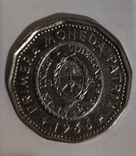 Primera Moneda Patria 25 Pesos República Argentina 1965 (Usado)