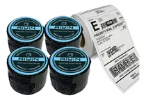 Comprar AIYIN 4 Rollos Etiqueta Térmica 4x6 102x152mm 250 Pzs embalaje Resistente A Los Rayos Uv