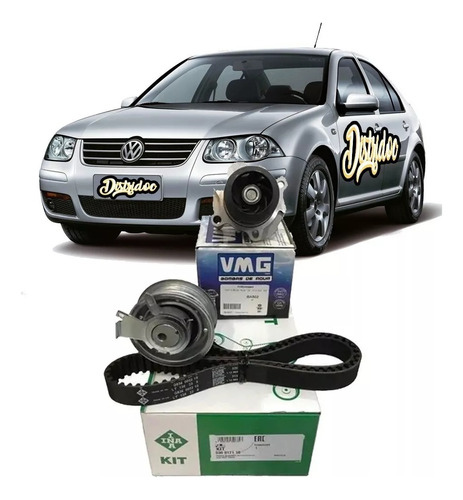 Kit Distribución Con Bomba De Agua Vw Bora Golf 2.0 8v