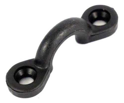 Kit 100 Alça Omega Passa Cabo Capota Barco Lancha Caiaque Cor Preto