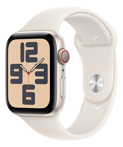 Apple Watch Se Gps + Cellular 44mm Alu Blanco + Correa S/m Blanco Estelar Correa Deportiva Blanco Estelar Plata