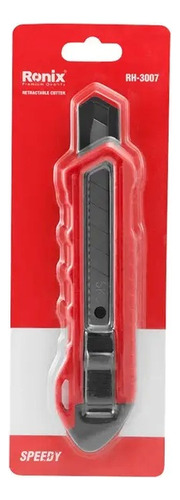 Cutter Retractil Trincheta Ergonomico 18mm Ronix Rh-3007