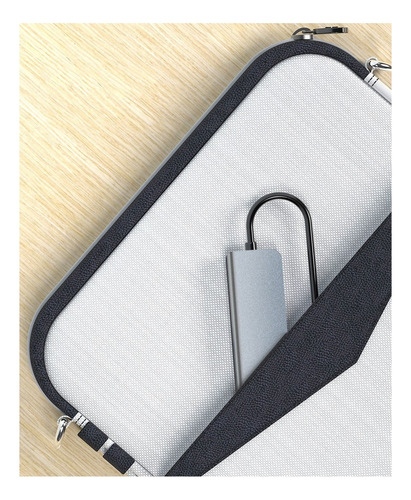 ... Hub Usb 3.0 Tipo C 6 Em 1 Adaptador Conversor