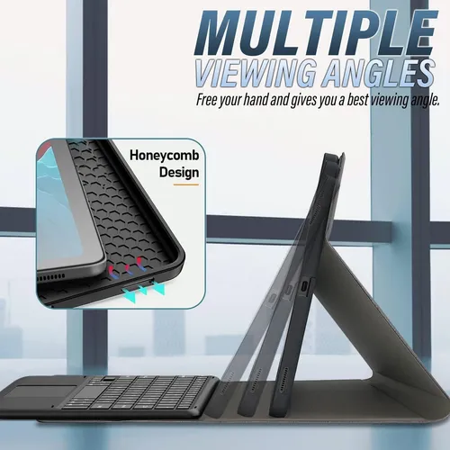 Estuche Con Teclado Touchpad Para Samsung Tab S10 Plus 2024