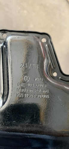 Tapa Carter Aceite Del Vw Jetta 2015 04e103600 E (Usado)