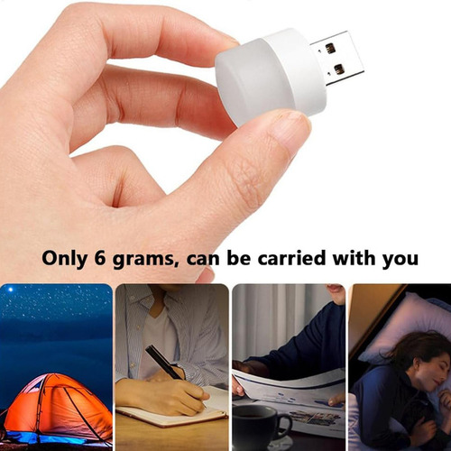 Enchufe Usb De Luz Nocturna Bombilla Usb For Lámpara Conjun