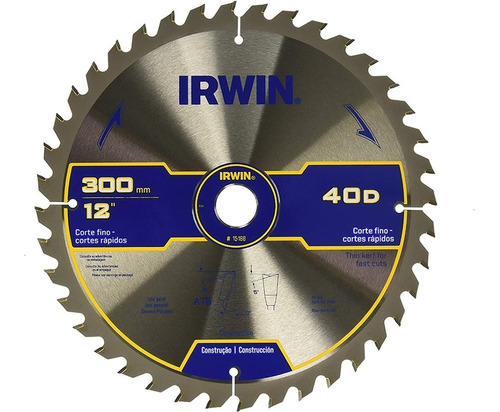 Sierra Circular Multicorte 300mm 40dientes Irwin 15188